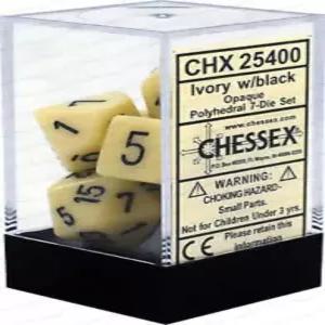 체 CHX25400 주사위 불투명 보리/블랙 세트 멀티컬러
