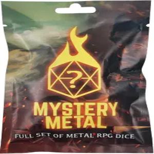 위조 주사위 Co 미스터리 메탈 가방 DND 세트 블라인드 서프라이즈 - RPG 보드 게임 및 액세서리용 금속 D4