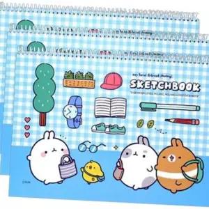 몰랑 두꺼운 스케치북 5탄 8절 랜덤 3P 초등 유아 그림 도화지 미술용품