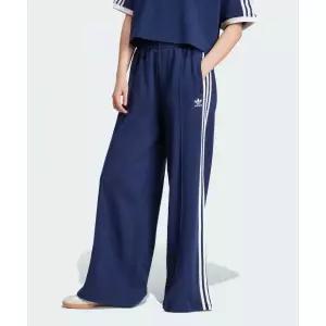 [국내정품] 아디다스 ADIDAS 3S 루즈 프렌치 테리 와이드 레그 팬츠 - 나이트인디고 JC5765 126035