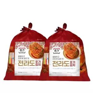 종가 전라도식 포기김치 10.4kg (5.2kg X 2)
