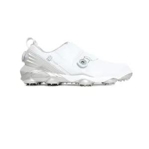 풋조이 vs 발편한 골프화 투어 알파 듀얼 보아 White/White/Grey 55501 라운딩