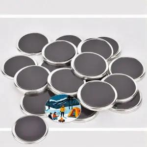 58MM 원형 자석형 핀버튼 키링 금속 DIY 100개입 58mm핀버튼 뱃지 핀 뱃지재료