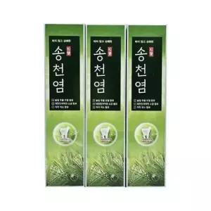 메디안 짜지않고 상쾌한 송천염 치약 120g 3입