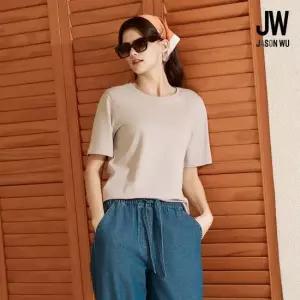 제이슨우 코튼 모달 슬럽 티셔츠 4종 여성티셔츠 런칭 가격 59,900원