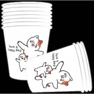 팔도 페이퍼맥스 고양이 종이컵 2000개