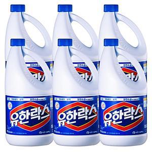 세제 레귤러 필수템 대량 용 화장실 위생적인 락스 청소 욕실 2Lx6개