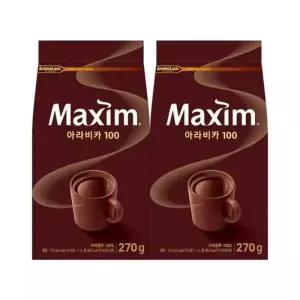 맥심 아라비카100 리필용 270g 2개