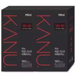 맥심 카누 미니 마일드로스트 아메리카노 180Tx2개