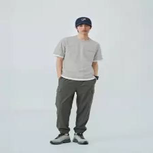 폴햄 남성 탄성 카고조거 팬츠_PHG2PT1717DKH