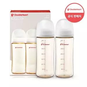더블하트 더블하트 모유실감 3세대 PPSU 젖병 베이직 트윈팩 330ml (젖꼭지미포함)