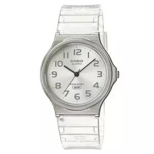 CASIO 카시오 MQ-24S-7B 공용 투명 클리어 학생 수능 시험 시계 51137866)