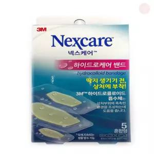 ^^혀니스토어 3M 넥스케어 하이드로케어 상처습윤밴드 반창고 혼합형 5매 응급용품