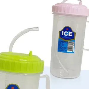 (올핀)병원컵 500ml 손잡이 빨대물병 어르신용 덕신