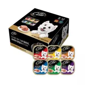 시저 트레이 버라이어티팩 6종 2p 100g x 12팩 254042
