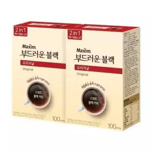 맥심 부드러운 블랙 오리지날 200T
