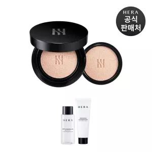 [본사직영] 헤라 블랙 쿠션 파운데이션 15g x2 + 클렌징오일 50ml + 클렌징폼 50g