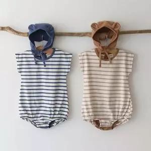 [키즈켈리]코니곰 보넷 슈트 / 아기옷 신생아옷 바디슈트 바디수트