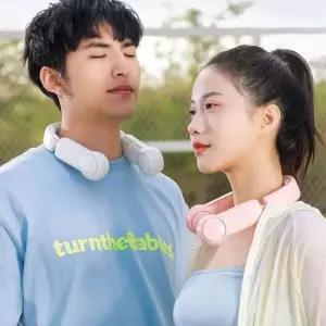 넥밴드선풍기 3세대 폴딩 급속 냉각패드 목에거는선풍기 넥풍기 넥