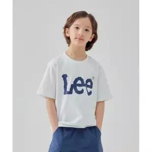 Lee KIDS 빅 트위치 스탠다드핏 반팔 티 네이비 LK2502ST02NA