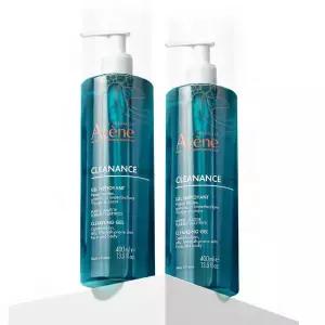 [*피지잡는 *약산성클렌저 *클렌징폼] 아벤느 클리낭스 클렌징 젤 400ml 더블 기획