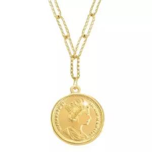 [니지쥬얼리] 14K GOLD 헤르메스 코인 목걸이