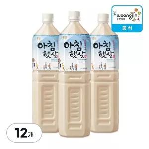 [웅진식품]웅진식품 아침햇살 1.5L, 12개