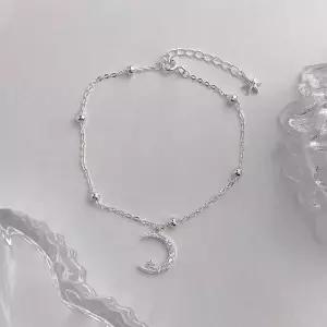 [하프클럽/]silver925 여성쥬얼리 악세사리 심플 별 볼 체인 데일리 은팔찌 ARTP