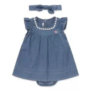 블루독베이비 BL 데님 원피스형 바디수트 46313-604-02 ALX096