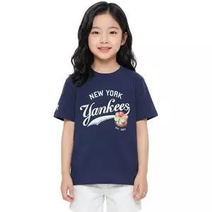 [아웃도어스/MLB]MLB 키즈 썸머 레터링 티셔츠 7ATSC0553-50NYS