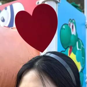 놀이공원 파티 하트 머리띠 빨강 생일머리띠 주인공머리띠 놀이공원머리띠