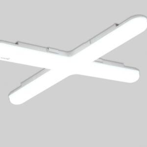십자E등 주방 등기구 부엌 플러스 E십자등 주광색 십자등 LED 십자전등 E일자등 60W E형광등 PL
