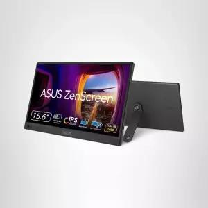 ASUS ZenScreen 15.6인치 노트북용 휴대용 모니터 MB169CK - 여행용 듀얼 설정용 USB-C 미니 HDMI 플러그
