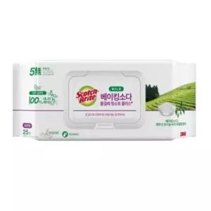 3M 베이킹소다 물걸레 청소포 25매 표준형