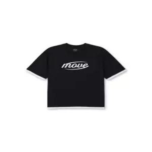 공용) 무브 저중량 더블니트 메쉬 레이어드 반팔티_PKF2TS3514