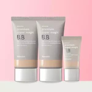미니어처 10g 증정 한스킨 프리미엄 수퍼매직 비비크림 SPF35 45g 2개