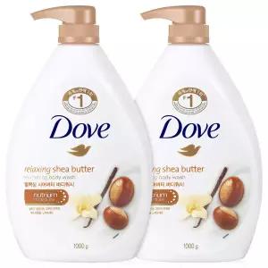 도브 바디워시 대용량 바디클렌저 시어버터 1000ml 2개