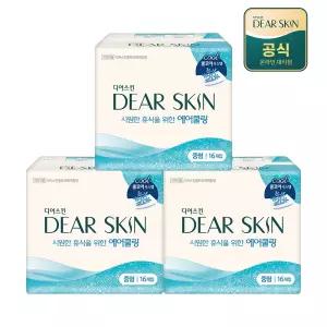 디어스킨 에어쿨링 여름 생리대 중형 16P x 3팩