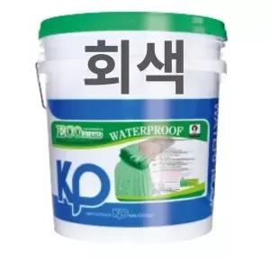 Kp 에코가드 수성도막방수제 18kg 회색 옥상방수