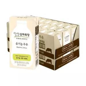 상하목장 유기농 멸균우유 200ml X 48팩
