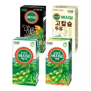 베지밀 고칼슘두유 190ml 48팩 담백한A 달콤한B 검은콩 시니어 에이스