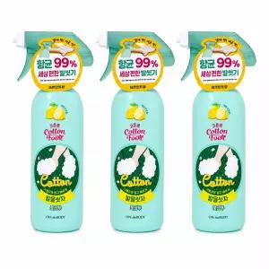 온더바디 코튼풋 발을씻자 풋샴푸 레몬민트 510ml 3개