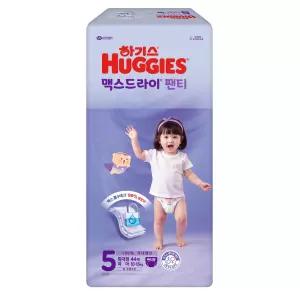 하기스 맥스드라이 팬티 5단계 여아 특대형 44매