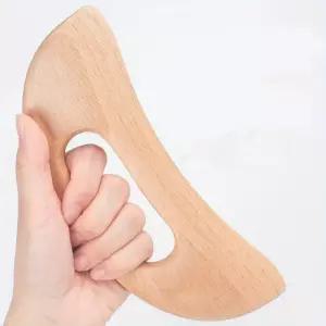 림프 배수 마사지기 목재 괄사 도구 수동 마사지 스크레이퍼 셀룰라이트 방지 및 근육 피로 용