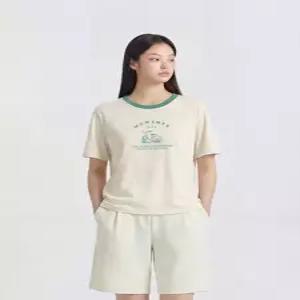 폴햄 여성 20수 코튼 링거 기본핏 반팔티_PHG2TS2220