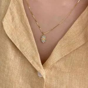 실버925 pendant necklace rose silver925