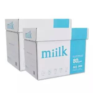 한국제지 MIILK 밀크 A4용지 80g 2500매 2박스 두꺼운 에이포 고급 복사용지 [Y]