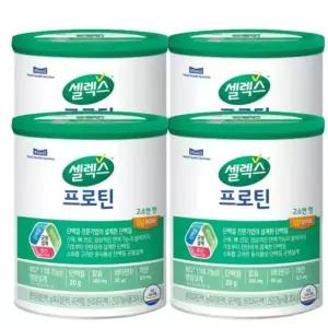 셀렉스 프로틴 고소한맛 304g x 4캔 헬스 보충제