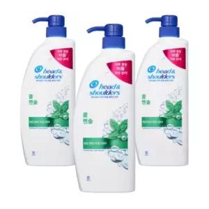 헤드앤숄더 쿨 멘솔 샴푸 850ml x 3개