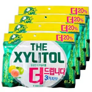 오리온제과 더 자일리톨 122.4g 4개